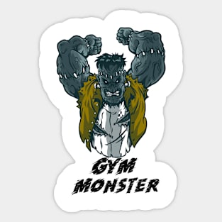 Gym Monster Sticker